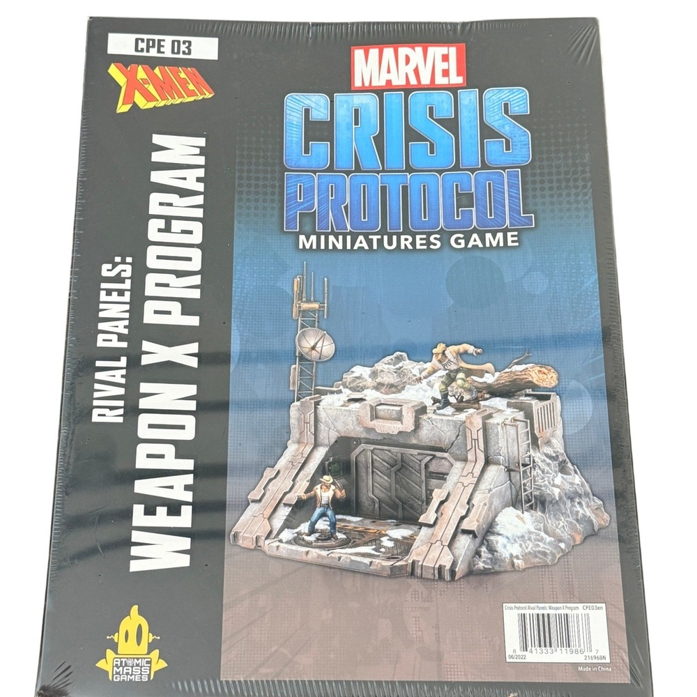 Atomic Mass Games Marvel Crisis Protocol Weapon X Program Rival Panels CPE03 New